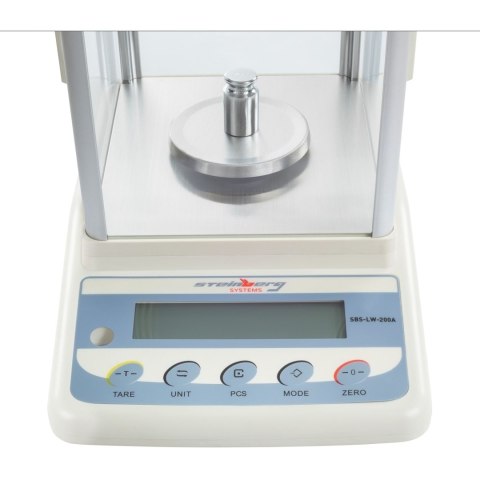 WAGA PRECYZYJNA Z SZAFKĄ PRZECIPODMUCHOWĄ SBS-LW-200A LCD DOKŁ. 0,001G DO 200G WAGA PRECYZYJNA Z SZAFKĄ PRZECIPODMUCHOWĄ SBS-LW-200A LCD DOKŁ. 0,001G DO 200G