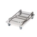 WÓZEK PLATFORMOWY SKŁADANY STALOWY HORECA PLATFORMA 70X52CM