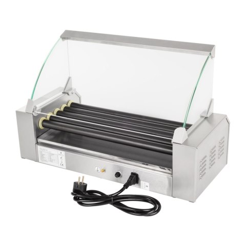 GRILL ROLKOWY Z SZYBĄ ROLLER GRILL Z ROLKAMI Z TEFLONU 5T GRILL ROLKOWY Z SZYBĄ ROLLER GRILL Z ROLKAMI Z TEFLONU 5T