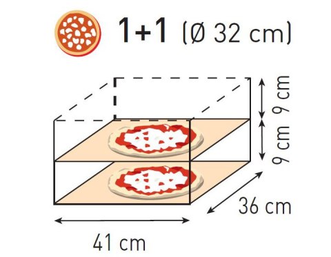 PIEC DO PIZZY PODWÓJNY BASIC VETRO 2/40 2 PIZZE 2400W - HENDI 226674 PIEC DO PIZZY PODWÓJNY BASIC VETRO 2/40 2 PIZZE 2400W - HENDI 226674