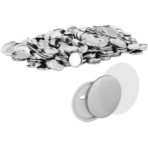 PRZYPINKI BADZIKI BUTONY PINY DO UBRAŃ 1000 SZT. ŚR. 58 MM PRZYPINKI BADZIKI BUTONY PINY DO UBRAŃ 1000 SZT. ŚR. 58 MM