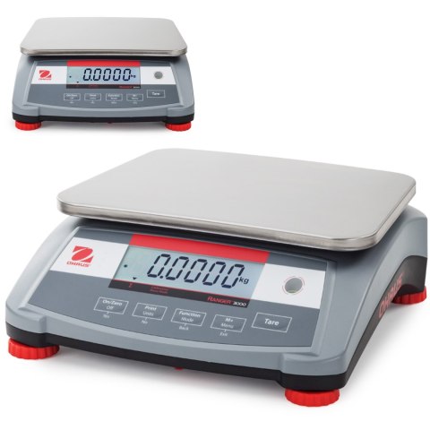 WAGA STOŁOWA PRZEMYSŁOWA KOMPAKTOWA ELEKTRONICZNA RANGER 3000 3KG / 0.1G - OHAUS R31P3 WAGA STOŁOWA PRZEMYSŁOWA KOMPAKTOWA ELEKTRONICZNA RANGER 3000 3KG / 0.1G - OHAUS R31P3