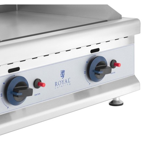 GRILL GAZOWY PODWÓJNY GŁADKI NASTAWNY NIERDZEWNY NA GAZ ZIEMNY 2X 3.1 KW 0.02 BAR 74.5 X 40 CM GRILL GAZOWY PODWÓJNY GŁADKI NASTAWNY NIERDZEWNY NA GAZ ZIEMNY 2X 3.1 KW 0.02 BAR 74.5 X 40 CM
