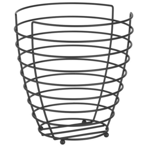 KOSZYK MISKA DRUCIANA DO OWOCÓW CZARNA Z MATOWĄ POWŁOKĄ ŚR. 230 MM - HENDI 427187 KOSZYK MISKA DRUCIANA DO OWOCÓW CZARNA Z MATOWĄ POWŁOKĄ ŚR. 230 MM - HENDI 427187