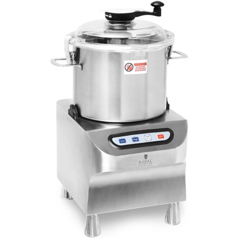 KUTER WILK GASTRONOMICZNY DO SIEKANIA MIELENIA KROJENIA MIĘSA WARZYW 12 L 1500/2200 OBR./MIN 1500 W KUTER WILK GASTRONOMICZNY DO SIEKANIA MIELENIA KROJENIA MIĘSA WARZYW 12 L 1500/2200 OBR./MIN 1500 W