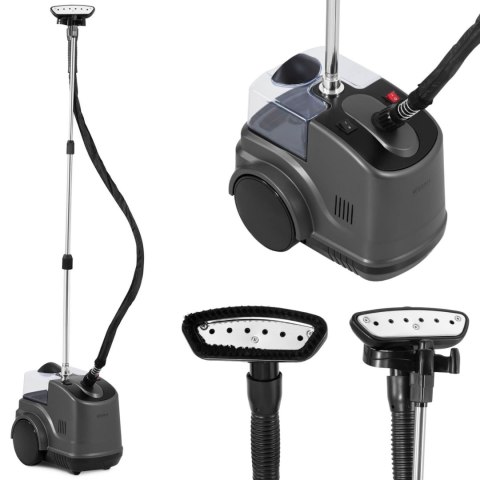 STACJA PAROWA PAROWNICA STEAMER DO PRASOWANIA UBRAŃ ZE STOJAKIEM 2 KW 2.97 L STACJA PAROWA PAROWNICA STEAMER DO PRASOWANIA UBRAŃ ZE STOJAKIEM 2 KW 2.97 L