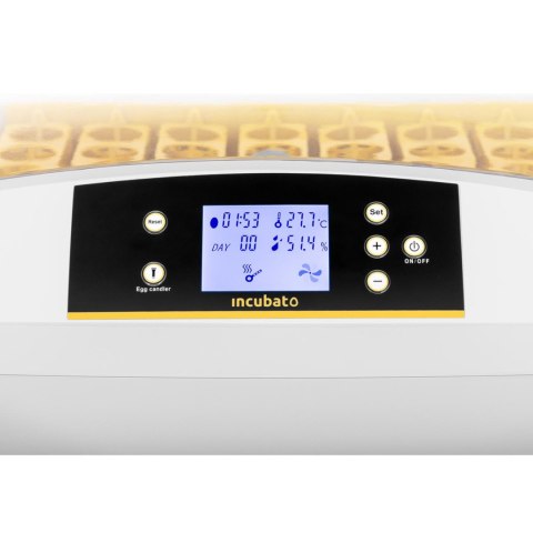INKUBATOR WYLĘGARKA KLUJNIK DO 42 JAJ KURZYCH 90 W + OWOSKOP INKUBATOR WYLĘGARKA KLUJNIK DO 42 JAJ KURZYCH 90 W + OWOSKOP