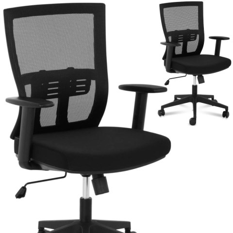 KRZESŁO FOTEL BIUROWY ERGONOMICZNY Z OPARCIEM SIATKOWYM I PODPARCIEM LĘDŹWI MAKS. 150 KG KRZESŁO FOTEL BIUROWY ERGONOMICZNY Z OPARCIEM SIATKOWYM I PODPARCIEM LĘDŹWI MAKS. 150 KG