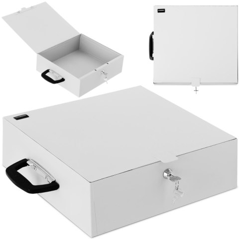 SEJF KASETKA METALOWA NA DOKUMENTY ZAMYKANA NA KLUCZ 350 X 320 X 110 MM DIN A4 SEJF KASETKA METALOWA NA DOKUMENTY ZAMYKANA NA KLUCZ 350 X 320 X 110 MM DIN A4