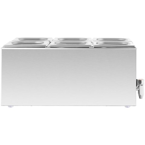 BEMAR PODGRZEWACZ DO POTRAW BUFET GRZEWCZY 6 X GN 1/6 600 W BEMAR PODGRZEWACZ DO POTRAW BUFET GRZEWCZY 6 X GN 1/6 600 W