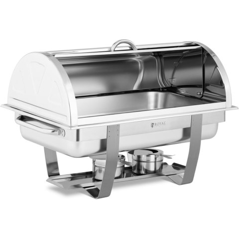 PODGRZEWACZ DO POTRAW STOŁOWY NA PASTĘ Z POKRYWĄ ROLLTOP GN 1/1 8.5 L PODGRZEWACZ DO POTRAW STOŁOWY NA PASTĘ Z POKRYWĄ ROLLTOP GN 1/1 8.5 L