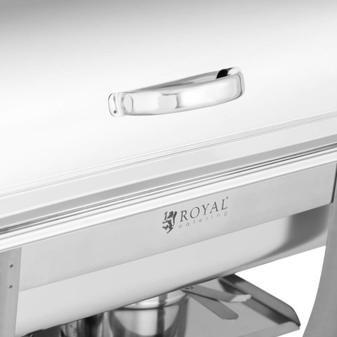 PODGRZEWACZ DO POTRAW STOŁOWY NA PASTĘ Z POKRYWĄ ROLLTOP GN 1/1 8.5 L PODGRZEWACZ DO POTRAW STOŁOWY NA PASTĘ Z POKRYWĄ ROLLTOP GN 1/1 8.5 L