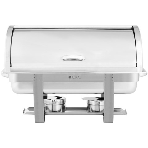 PODGRZEWACZ DO POTRAW STOŁOWY NA PASTĘ Z POKRYWĄ ROLLTOP GN 1/1 8.5 L PODGRZEWACZ DO POTRAW STOŁOWY NA PASTĘ Z POKRYWĄ ROLLTOP GN 1/1 8.5 L