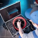 ENDOSKOP KAMERA DIAGNOSTYCZNA INSPEKCYJNA W WALIZCE 12 LED SD 30 M