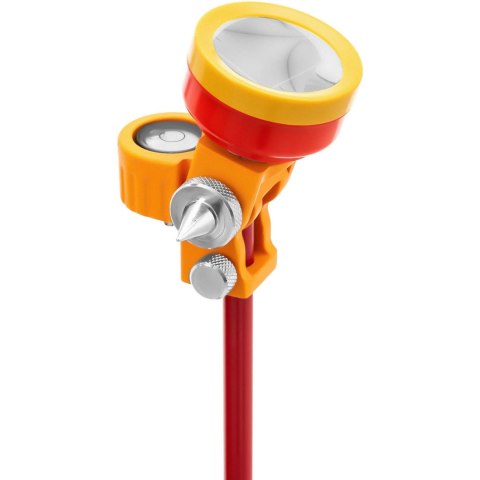 MINI PRYZMAT LUSTRO DALMIERCZE GEODEZYJNE Z TYCZKĄ I PODSTAWĄ SREBRNA POWŁOKA ŚR. 3,6 CM 1,26 M MINI PRYZMAT LUSTRO DALMIERCZE GEODEZYJNE Z TYCZKĄ I PODSTAWĄ SREBRNA POWŁOKA ŚR. 3,6 CM 1,26 M