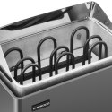 PIEC DO SAUNY ELEKTRYCZNY 3-6 M3 DO 110C 400 V 4.5 KW CZARNO-SREBRNY