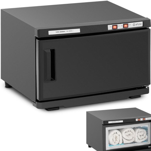 PODGRZEWACZ DO RĘCZNIKÓW ZE STERYLIZACJĄ UV 16 L 230 W CZARNY PODGRZEWACZ DO RĘCZNIKÓW ZE STERYLIZACJĄ UV 16 L 230 W CZARNY