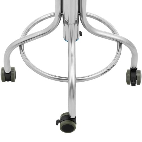 TABORET STOŁEK LABORATORYJNY WARSZTATOWY ZE STALI NIERDZEWNEJ 45-60 CM DO 100 KG TABORET STOŁEK LABORATORYJNY WARSZTATOWY ZE STALI NIERDZEWNEJ 45-60 CM DO 100 KG