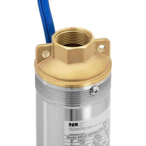 POMPA GŁĘBINOWA DO STUDNI GŁĘBINOWEJ STAL 100 W 6000 L/H DO 72 M POMPA GŁĘBINOWA DO STUDNI GŁĘBINOWEJ STAL 100 W 6000 L/H DO 72 M