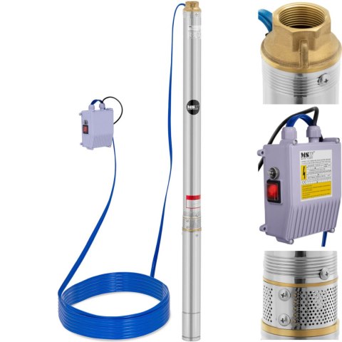 POMPA GŁĘBINOWA DO STUDNI GŁĘBINOWEJ STAL 1000 W 3800 L/H DO 85 M