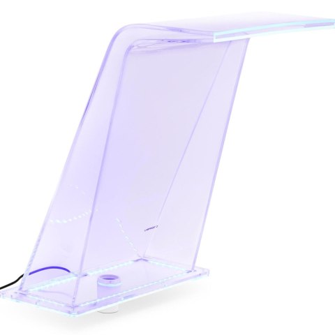 WYLEWKA WODOSPADOWA Z OŚWIETLENIEM LED 45 CM WYPŁYW WODY 395 MM WYLEWKA WODOSPADOWA Z OŚWIETLENIEM LED 45 CM WYPŁYW WODY 395 MM