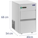 BAROWA KOSTKARKA MASZYNA DO KOSTEK LODU 50 KG/DZIEŃ 7 KG 310 W