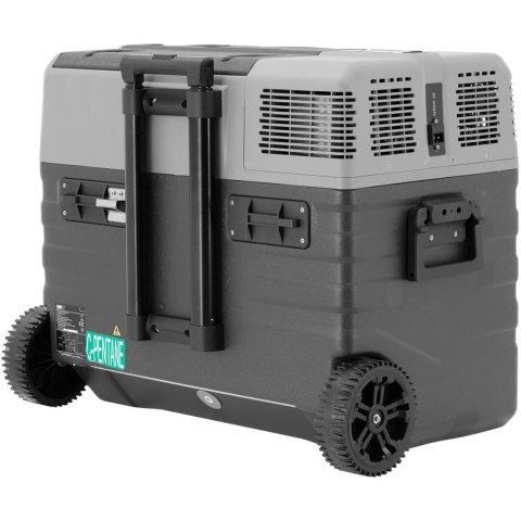 LODÓWKA SAMOCHODOWA TURYSTYCZNA NA KÓŁKACH Z FUNKCJĄ MROŻENIA 12/24 V DC/AC 60 W 52 L LODÓWKA SAMOCHODOWA TURYSTYCZNA NA KÓŁKACH Z FUNKCJĄ MROŻENIA 12/24 V DC/AC 60 W 52 L