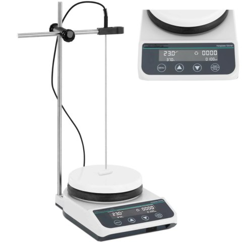 MIESZADŁO MAGNETYCZNE LABORATORYJNE Z PODGRZEWANIEM 0-260 C 50-1500 OBR./MIN MIESZADŁO MAGNETYCZNE LABORATORYJNE Z PODGRZEWANIEM 0-260 C 50-1500 OBR./MIN