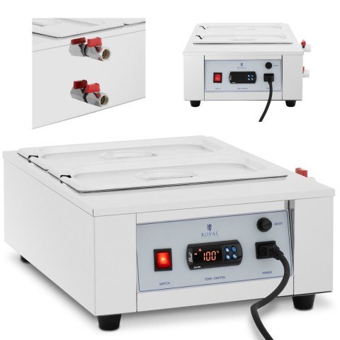 PODGRZEWACZ DO CZEKOLADY SOSÓW POLEW ELEKTRYCZNY 2 X 3.2 L 1500 W