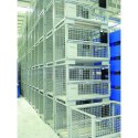 SKRZYNIOPALETA METALOWA SIATKOWA EPAL ZE ŚCIANKĄ SKŁADANĄ