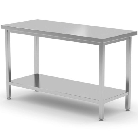 STÓŁ BLAT ROBOCZY CENTRALNY Z PÓŁKĄ KITCHEN LINE 800 X 600 X 850 MM - HENDI 816189 STÓŁ BLAT ROBOCZY CENTRALNY Z PÓŁKĄ KITCHEN LINE 800 X 600 X 850 MM - HENDI 816189