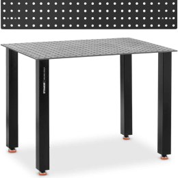 STÓŁ SPAWALNICZY MONTAŻOWY PERFOROWANY BLAT 10 MM 120 X 80 CM DO 150 KG