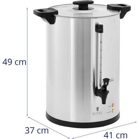 ZAPARZACZ DO KAWY HERBATY Z KRANEM 20 L 1650 W SREBRNY ZAPARZACZ DO KAWY HERBATY Z KRANEM 20 L 1650 W SREBRNY