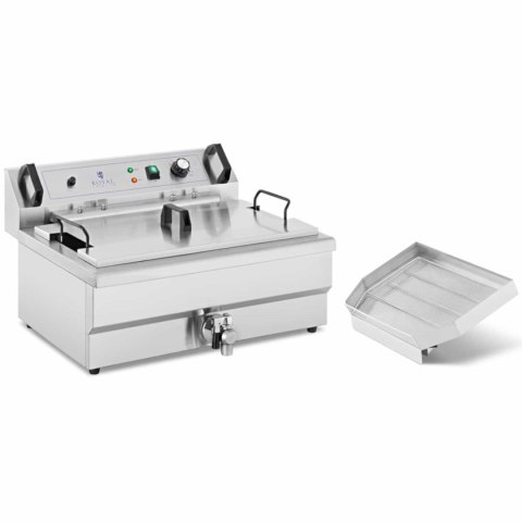 SMAŻALNIK DO PĄCZKÓW RYB FRYTEK Z OCIEKACZEM 3000 W 16 L 230 V SMAŻALNIK DO PĄCZKÓW RYB FRYTEK Z OCIEKACZEM 3000 W 16 L 230 V