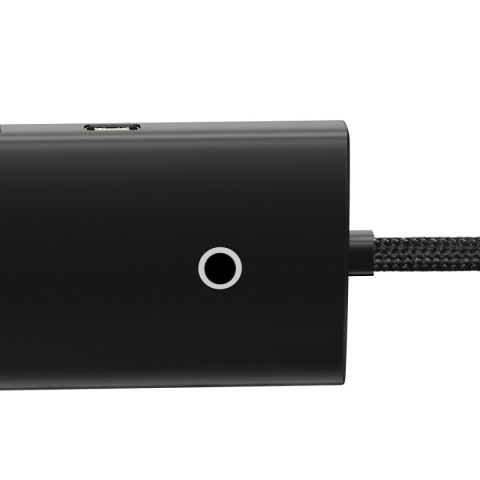 LITE SERIES PRZEJŚCIÓWKA HUB USB-C 4X USB 3.0 1M CZARNY LITE SERIES PRZEJŚCIÓWKA HUB USB-C 4X USB 3.0 1M CZARNY