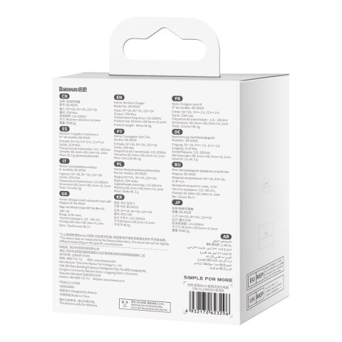 SIMPLE MINI3 ŁADOWARKA MAGNETYCZNA INDUKCYJNA MAGSAFE QI 15W - NIEBIESKA SIMPLE MINI3 ŁADOWARKA MAGNETYCZNA INDUKCYJNA MAGSAFE QI 15W - NIEBIESKA