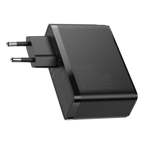 SZYBKA ŁADOWARKA SIECIOWA GAN2 PRO USB USB-C QC PD 100W CZARNY SZYBKA ŁADOWARKA SIECIOWA GAN2 PRO USB USB-C QC PD 100W CZARNY