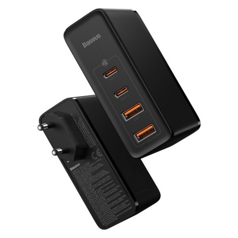 SZYBKA ŁADOWARKA SIECIOWA GAN2 PRO USB USB-C QC PD 100W CZARNY SZYBKA ŁADOWARKA SIECIOWA GAN2 PRO USB USB-C QC PD 100W CZARNY