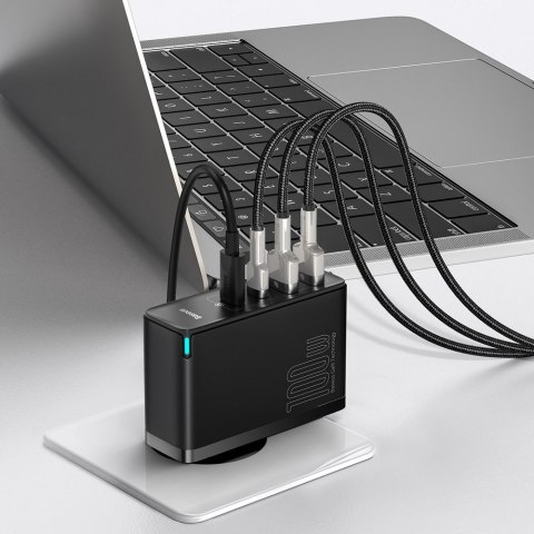 SZYBKA ŁADOWARKA SIECIOWA GAN2 PRO USB USB-C QC PD 100W CZARNY SZYBKA ŁADOWARKA SIECIOWA GAN2 PRO USB USB-C QC PD 100W CZARNY