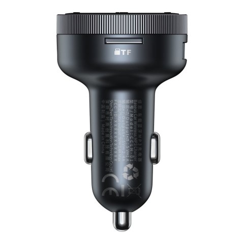 TRANSMITER FM ODTWARZACZ MP3 ŁADOWARKA SAMOCHODOWA LED 2X USB BLUETOOTH CZARNY TRANSMITER FM ODTWARZACZ MP3 ŁADOWARKA SAMOCHODOWA LED 2X USB BLUETOOTH CZARNY