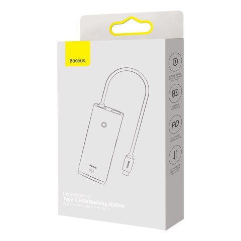 WIELOFUNKCYJNY HUB LITE SERIES USB-C 2X USB PD HDMI SD/TF CZARNY WIELOFUNKCYJNY HUB LITE SERIES USB-C 2X USB PD HDMI SD/TF CZARNY