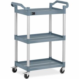 WÓZEK KELNERSKI CATERINGOWY Z TWORZYWA PLASTIKU 3 PÓŁKI 630 X 400 MM DO 90 KG