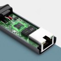 ZEWNĘTRZNA KARTA SIECIOWA LAN RJ45 - USB-C 1 GIGABIT ETHERNET - SZARY