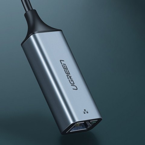 ZEWNĘTRZNA KARTA SIECIOWA LAN RJ45 - USB-C 1 GIGABIT ETHERNET - SZARY ZEWNĘTRZNA KARTA SIECIOWA LAN RJ45 - USB-C 1 GIGABIT ETHERNET - SZARY