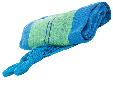 Hamak ogrodowy dwuosobowy xxl turystyczny w paski pokrowiec 200 x 150 duży Hamak ogrodowy dwuosobowy xxl turystyczny w paski pokrowiec 200 x 150 duży