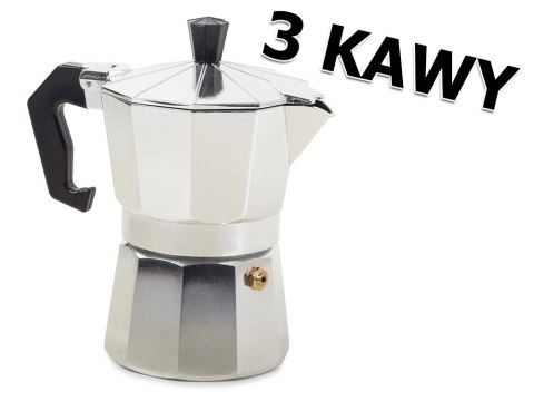 Kawiarka zaparzacz do kawy 3 kawy 150ml aluminiowa Kawiarka zaparzacz do kawy 3 kawy 150ml aluminiowa