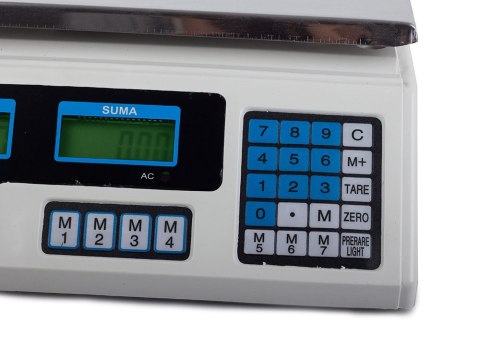 Waga sklepowa elektroniczna kalkulacyjna 40kg/5g Waga sklepowa elektroniczna kalkulacyjna 40kg/5g