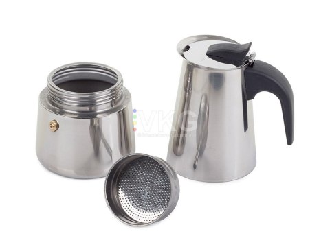 Włoska kawiarka italy zaparzacz kawy 6 300ml stal Włoska kawiarka italy zaparzacz kawy 6 300ml stal