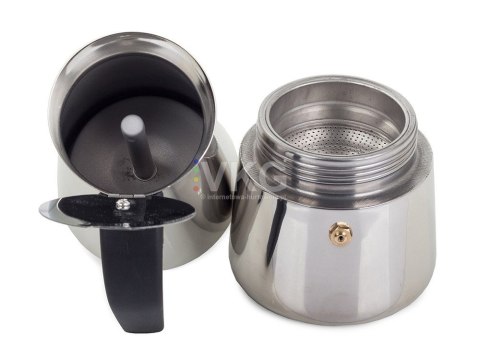 Włoska kawiarka italy zaparzacz kawy 6 300ml stal Włoska kawiarka italy zaparzacz kawy 6 300ml stal