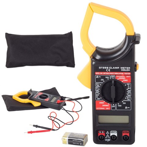 Miernik multimetr cęgowy cyfrowy elektroniczny lcd Miernik multimetr cęgowy cyfrowy elektroniczny lcd